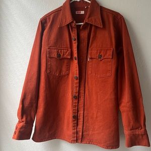 Pumpkin Spice Levi shirt/jacket